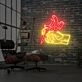 Tattoo Artist For Tattoo Studio Neon Sign