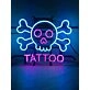 TATTOO Skull Neon Signs