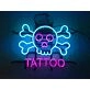 TATTOO Skull Neon Signs