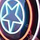 Captain American Shield Neon Sign