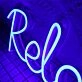 Relax Blue Neon Sign