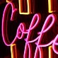 Coffee Milk Carton Neon Sign