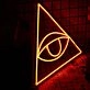 All Seeing Eye Neon Sign