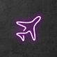 'Airplane' Neon Sign