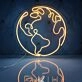 Earth Aesthetic LED Sign