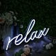 Relax LED Neon Sign
