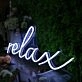 Relax LED Neon Sign