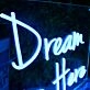 The Dream Starts Here Neon Sign