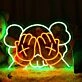 KAWS Covering Eyes Neon Sign