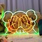KAWS Covering Eyes Neon Sign