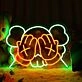 KAWS Covering Eyes Neon Sign
