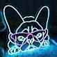 Glassess Puppy Neon Sign