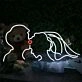 Intimate Couple Neon Sign