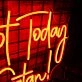 Not Today Satan Neon Sign