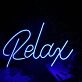 Relax Neon LED Sign