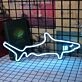 Great White Shark Neon Sign