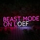 BEAST MODE ON or OFF Neon Sign