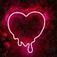 Melting Heart Neon Sign