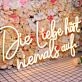 Die Liebe Hort Niemals Auf Neon Sign