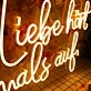 Die Liebe Hort Niemals Auf Neon Sign