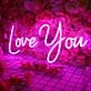 Love You LED Neon Sign