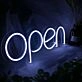 Open Neon LED Sign