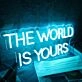 The World Is Yours Neon Sign