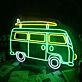 Green Van Neon LED Sign