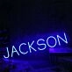 JACKSON Neon Sign