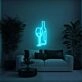 Wine Glass and Bottle Aesthetic LED Neon Sign