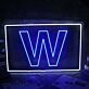 W Neon Sign
