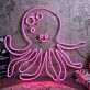 Octopus Neon Sign