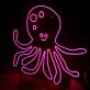 Octopus Neon Sign