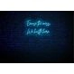 We Hustle Here LED Neon Sign
