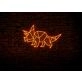 Triceratops Dinosaur LED Neon Sign