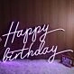 Happy Birthday Neon LED Sign