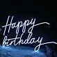 Happy Birthday Neon LED Sign