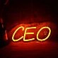 CEO Neon Sign