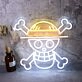 One Piece Skull Logo Neon Sign