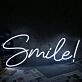 Smile Neon Custom Sign