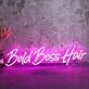 Bold Boss Hair Neon Sign