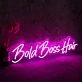 Bold Boss Hair Neon Sign