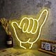 Six Gesture Neon Sign