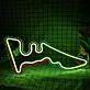 Austin City Map Neon Sign