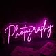 Photography Neon Sign