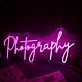 Photography Neon Sign