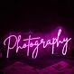 Photography Neon Sign