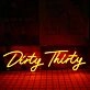 Dirty Thirty Neon Sign