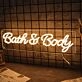 Bath And Body Neon Sign