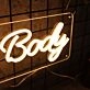 Bath And Body Neon Sign